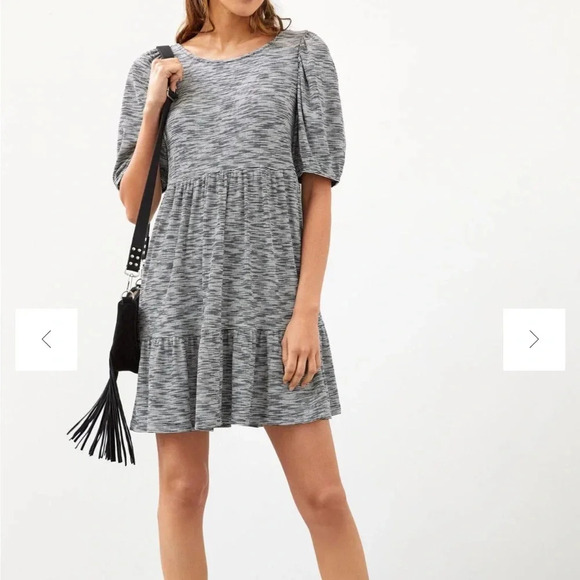 Daily Practice by Anthropologie Flounced Mini Dress Size Small - Picture 2 of 7